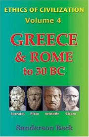 Cover of: Greece & Rome to 30 BC