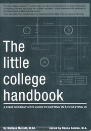 Cover of: The Little College Handbook | Melissa Mellott; M.Ed.