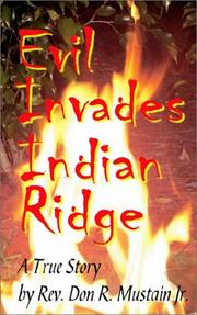 Cover of: Evil Invades Indian Ridge | Don, Jr. Mustain