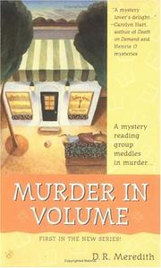 Murder in volume by D. R. Meredith