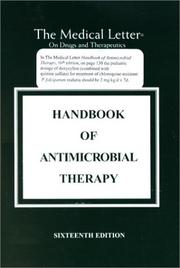 Handbook of Antimicrobial Therapy, 2002 by W. Close