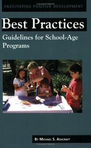 Cover of: Best Practices: Guidelines for School-Age Programs