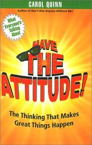 Cover of: Have the Attitude