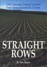 Cover of: Straight Rows by Max Harris