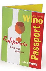 Cover of: WinePassport: California (Winepassport)