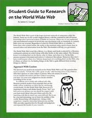 Student Guide to Research on the World Wide Web by James Lengel