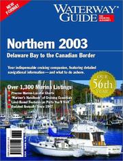 Cover of: Waterway Guide Northern 2003 by Judith Powers
