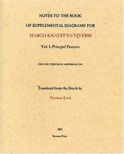Cover of: Notes to "The Books of Supplemental Diagrams" for Marco Knauff's Universe