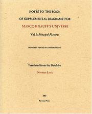 Cover of: Notes to "The Books of Supplemental Diagrams" for Marco Knauff's Universe by Norman Lock