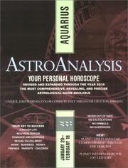 Cover of: AstroAnalysis by American AstroAnalysts Institute.