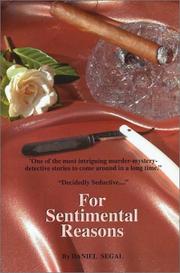 Cover of: For Sentimental Reasons by Daniel Segal