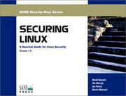 Cover of: Securing Linux: A Survival Guide for Linux Security