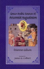Cover of: Greco-Arabic Sources of Avicennist Augustinism
