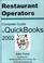 Cover of: Restaurant Operators Complete Guide to QuickBooks 2002