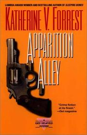 Cover of: Apparition Alley by Katherine V. Forrest