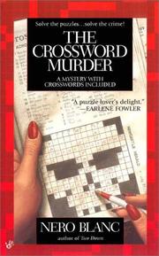 Cover of: The Crossword Murder (Crossword Mysteries) | Nero Blanc