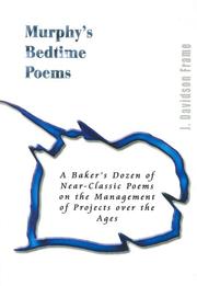 Cover of: Murphy's Bedtime Poems: A Baker's Dozen of Near-Classic Poems on the Management of Projects Over the Ages