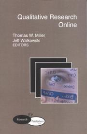 Cover of: Qualitative Research Online by Thomas W. Miller, Jeff Walkowski