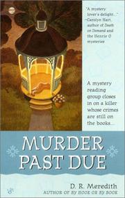 Cover of: Murder past due by D. R. Meredith