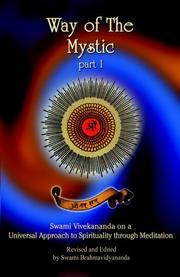 Cover of: Way of the Mystic by Vivekananda