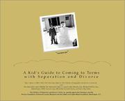 Cover of: A Kid's Guide to Coming to Terms with Separation and Divorce