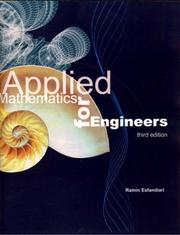 Applied Mathematics for Engineers by Ramin S. Esfandiari