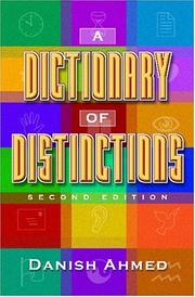 A Dictionary of distinctions by Danish Ahmed