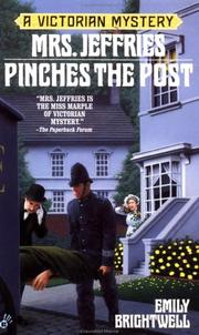 Cover of: Mrs. Jeffries pinches the post | Emily Brightwell