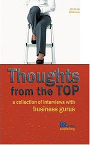Cover of: Thoughts from the Top: A Collection of Interviews with Business Gurus