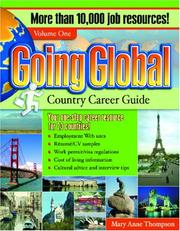 Going global country career guide by Mary Anne Thompson, Going Global, Inc., Going Global Inc.