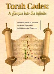 Cover of: Torah Codes: A Glimpse into the Infinite