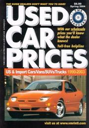 Cover of: Vmr Standard Used Car Prices: Spring 2004 (VMR Standard Used Car Prices)