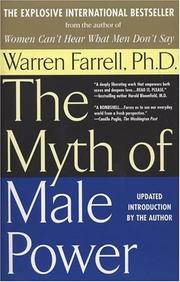 Cover of: The myth of male power by Warren Farrell
