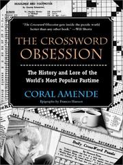 Cover of: The Crossword Obsession