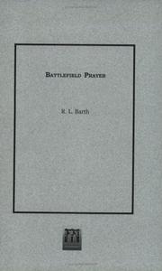 Cover of: Battlefield Prayer by R. L. Barth