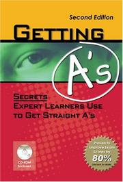 Cover of: Getting A's: Secrets Expert Learners Use To Get Straight A's