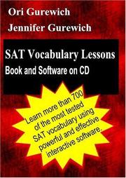 Cover of: SAT Vocabulary Lessons