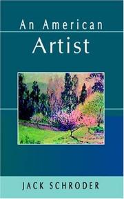 Cover of: An American Artist