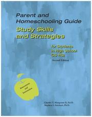 Cover of: Parent and Homeschooling Guide: Study Skills and Strategies for Students in High School