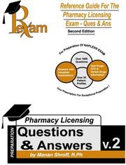 Cover of: Reference Guide For Pharmacy Licensing Exam-Questions and Answers Second Edition for NAPLEX