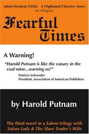 Cover of: Fearful Times by Harold Putnam