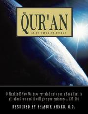Cover of: The Qur'an As It Explains Itself by Shabbir Ahmed