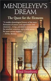 Cover of: Mendeleyev's Dream: The Quest for the Elements