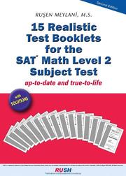 Cover of: 15 Realistic Test Booklets for the Sat Math Level 2 Subject Test