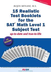 Cover of: 15 Realistic Test Booklets for the Sat Math Level 1 Subject Test