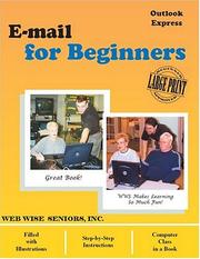 Cover of: E-mail for Beginners by Web Wise Seniors, Web Wise Seniors