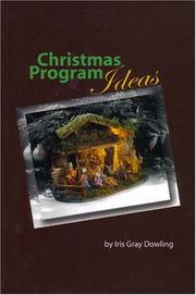 Cover of: Christmas Program Ideas