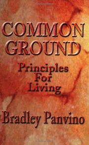 Cover of: Common Ground by Bradley Panvino, Bradley Panvino