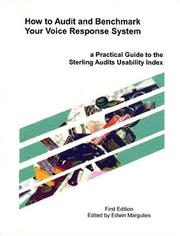 Cover of: How to Audit and Benchmark Your Voice Response System