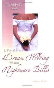 Cover of: Pocket-Poet's Guide to Planning Your Dream Wedding Without Nightmare Bills